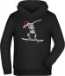 Preview: Hooded Sweater Hoodie Kids - Dab Dancing Skateboard Skeleton i519